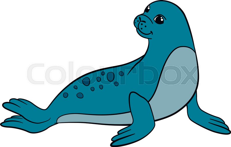 800x509 Cartoon Animals Little Cute Spotted Stock Vector Colourbox