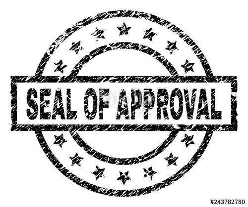 500x419 Seal Of Approval Stamp Seal Watermark With Distress Style
