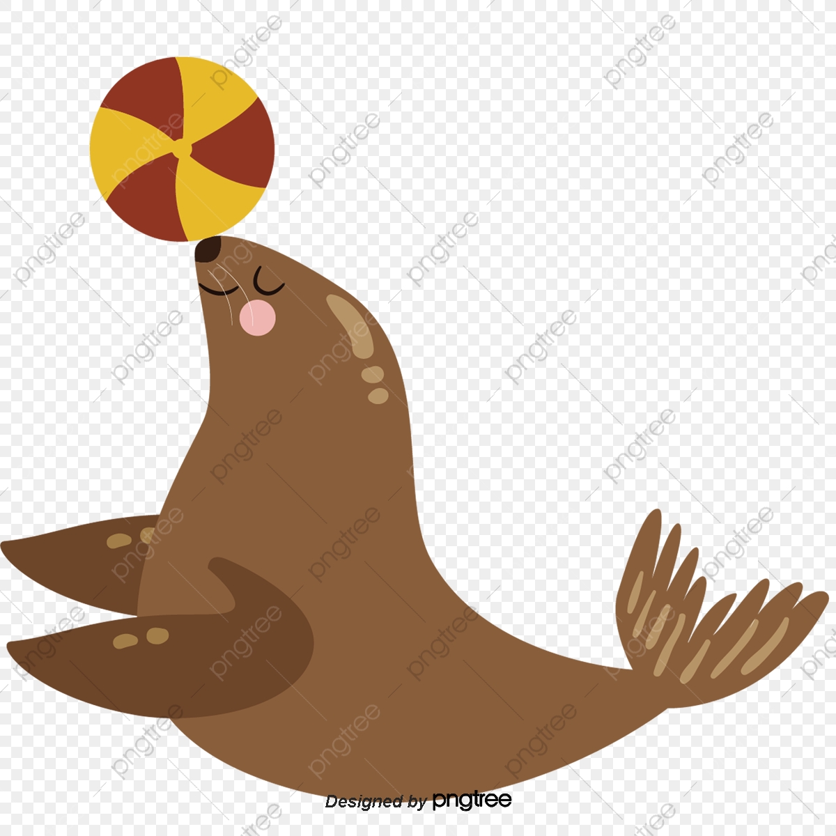 1200x1200 Cartoon Seal, Cartoon Vector, Seal Vector, Cute Circus Png