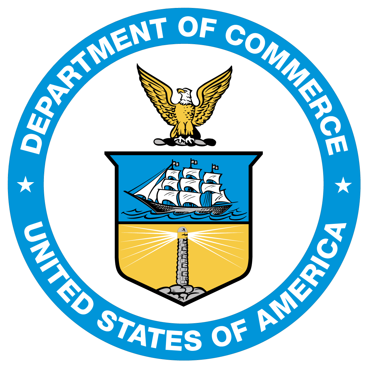1200x1200 Us Department Of Commerce Seal Logo Seal Vector Free Vector
