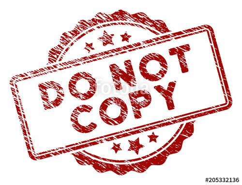 500x383 Do Not Copy Text Rubber Stamp Seal Vector Element With Distress