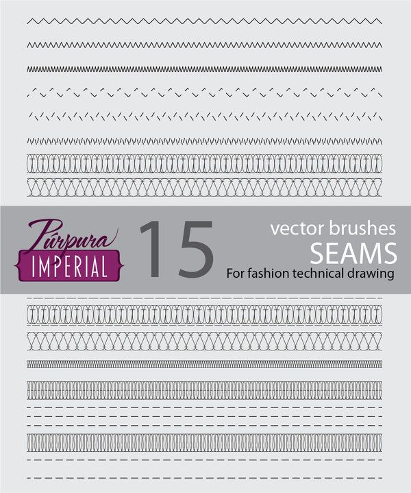 Seam Vector Brushes Apparel Vector Brush, Diagram, Illustration 600x719 Seam Vector Brushes Apparel Vector Brush, Diagram, Illustration
