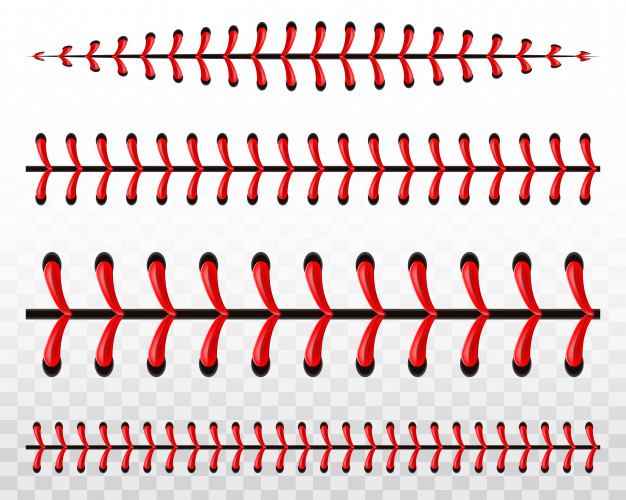 Sports Baseball Ball Stitches, Red Lace Seam Vector Premium 626x500 Sports Baseball Ball Stitches, Red Lace Seam Vector Premium