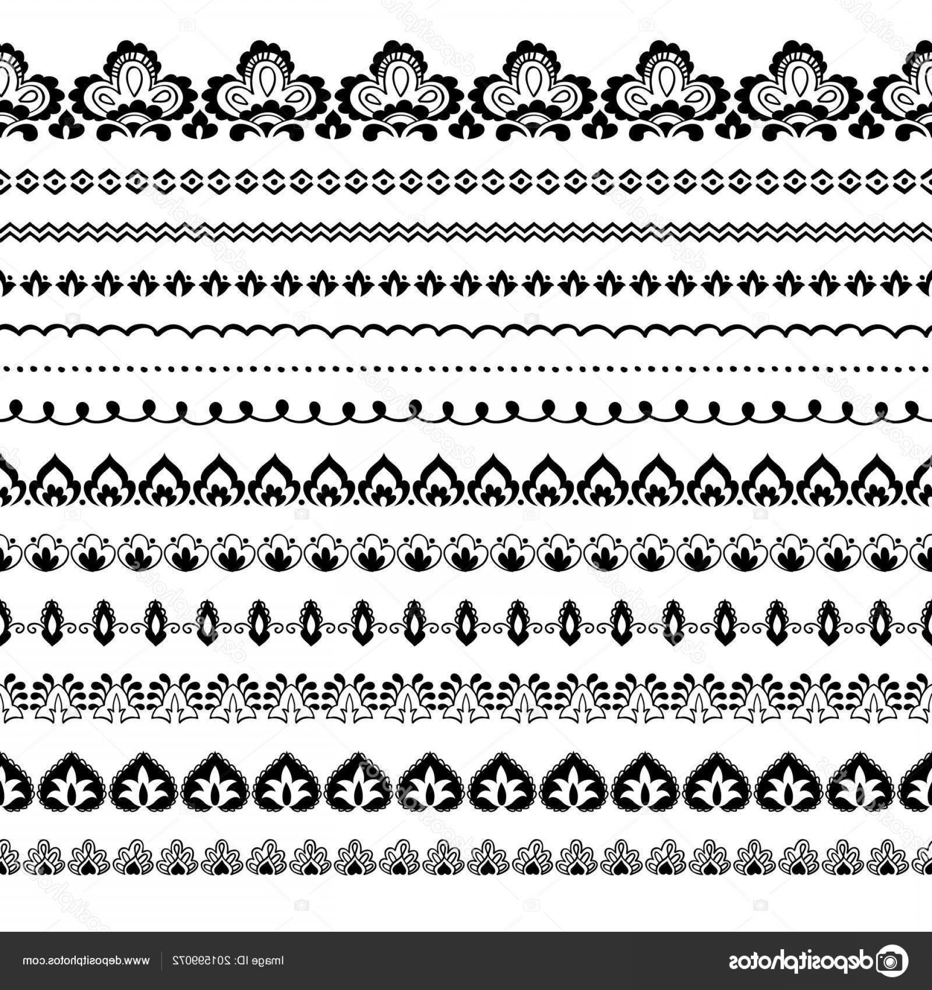 1920x2040 Stock Illustration Indian Style Seamless Borders Vector Soidergi