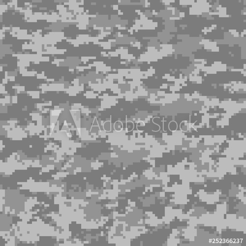 500x500 Digital Camouflage Pattern, Seamless Camo Texture Abstract