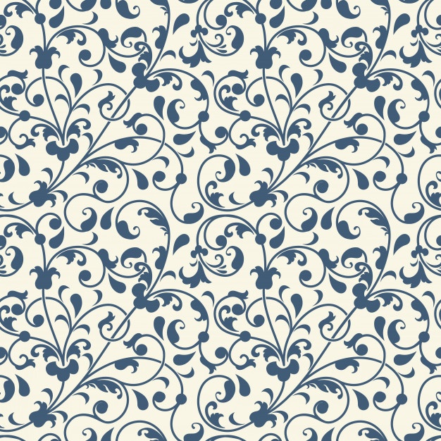 626x626 Flower Seamless Pattern Background Vector Free Download
