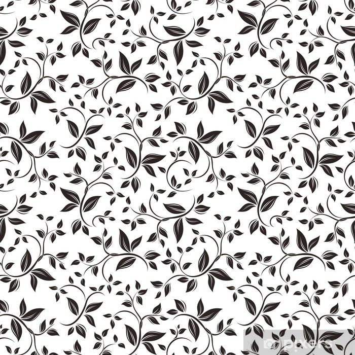 700x700 Seamless Floral Pattern Vector Illustration Wall Mural Pixers