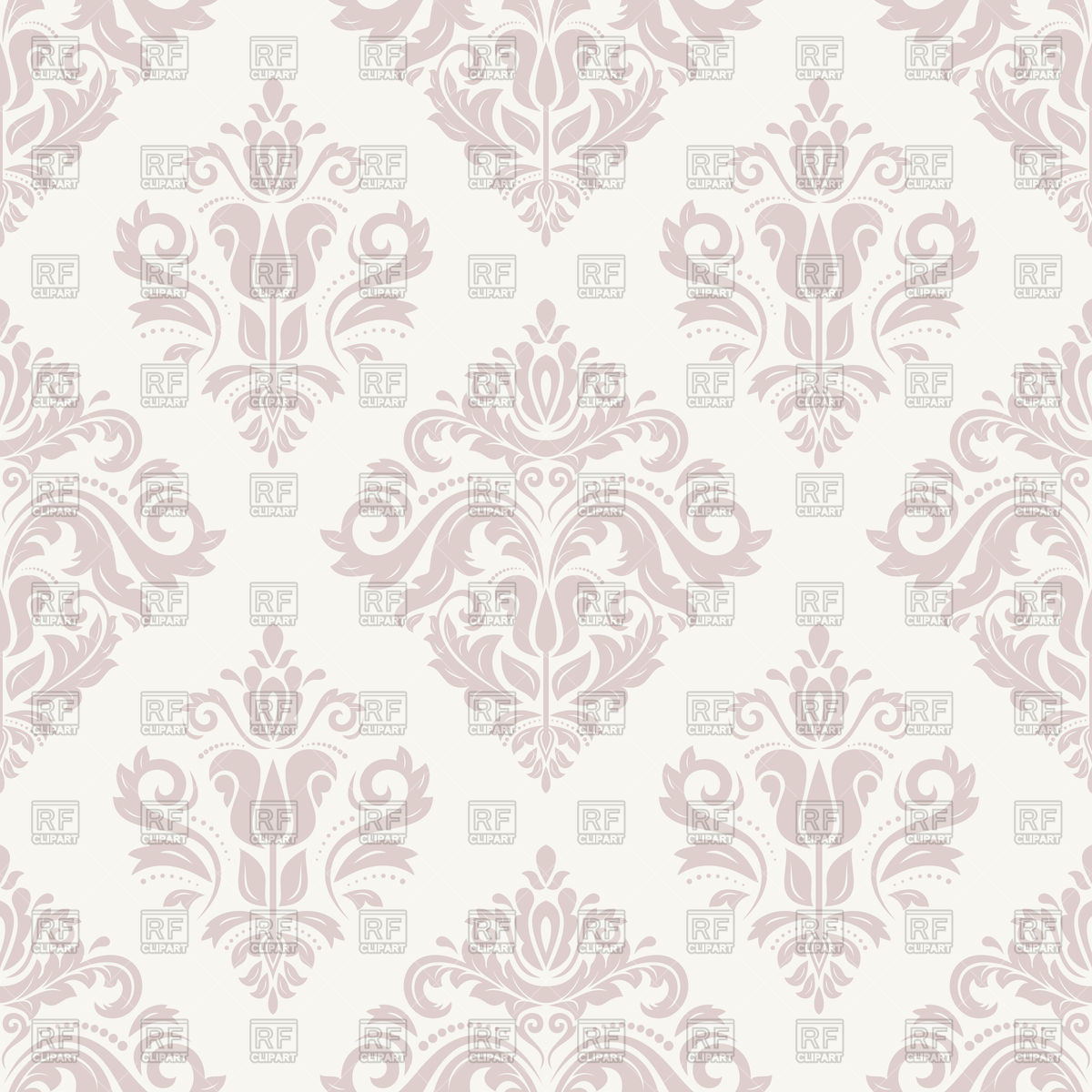 1200x1200 Damask Seamless Floral Pattern Vector Image Of Backgrounds