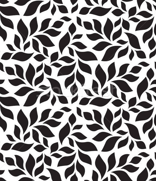 519x600 Vector Geometric Seamless Pattern Modern Floral, Leaves Texture