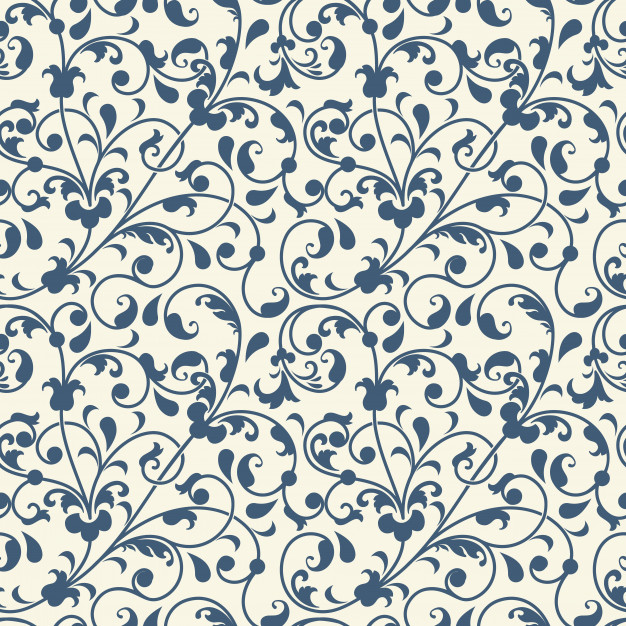 626x626 Flower Seamless Pattern Background Vector Free Download