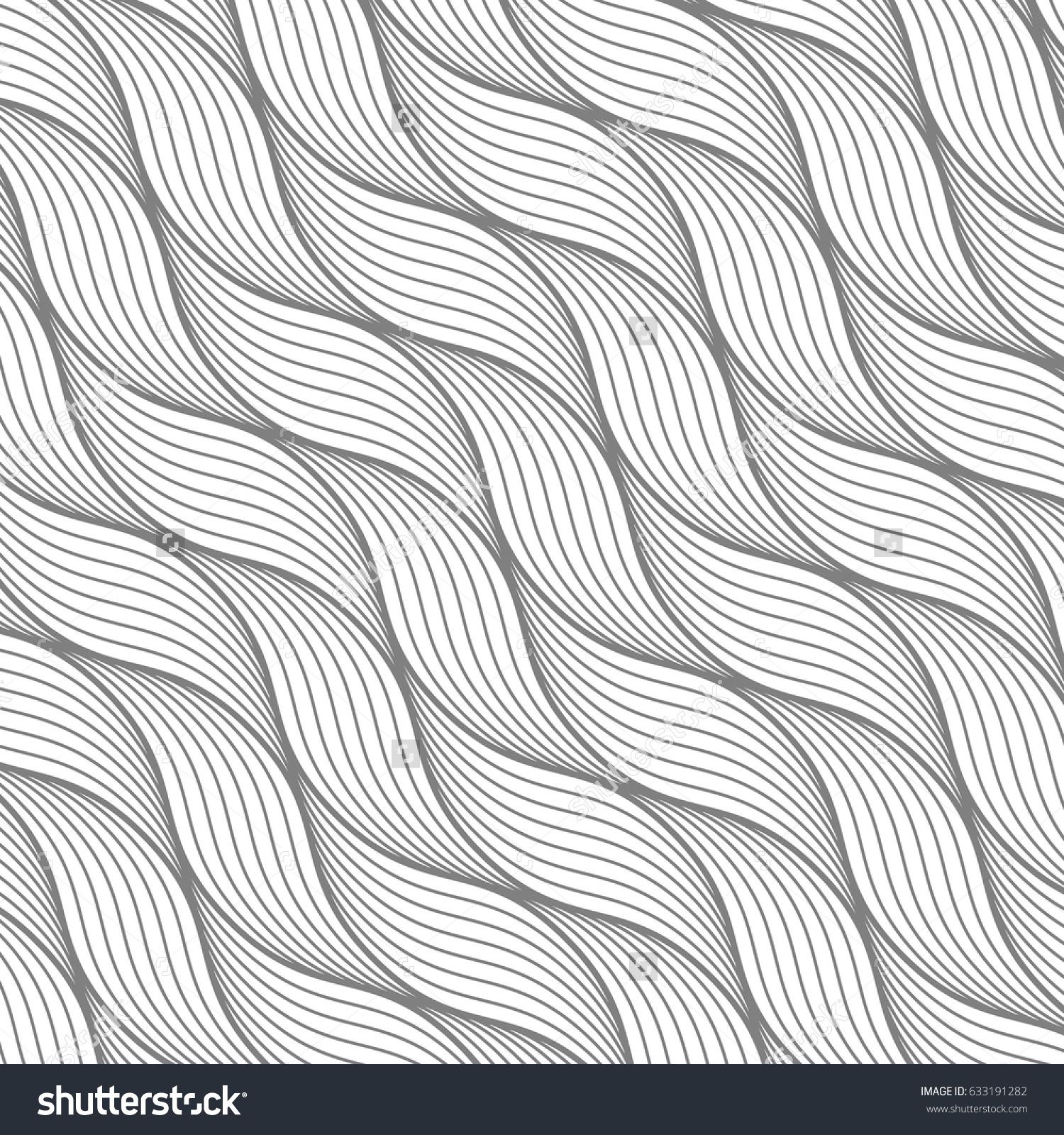 1500x1600 Geometric Pattern With Abstract Waves, Lines, Stripes A Seamless