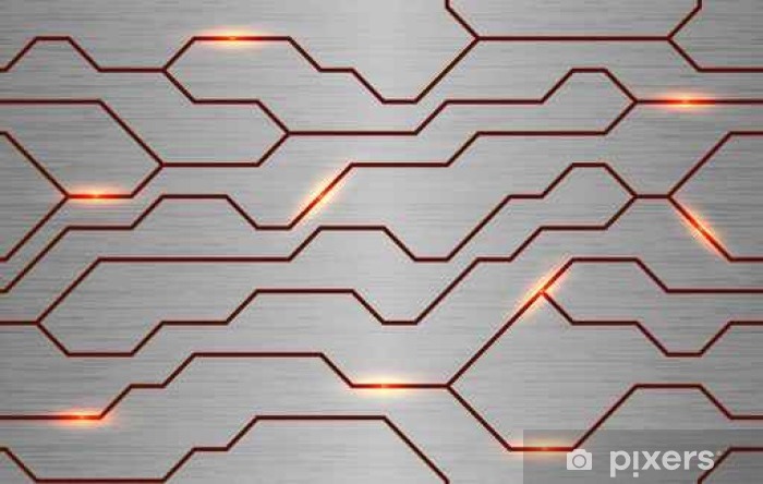 700x444 Seamless Vector Futuristic Techno Texture Abstract Energy Line