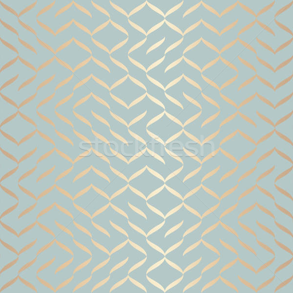 600x600 Seamless Vector Geometric Golden Element Pattern Abstract