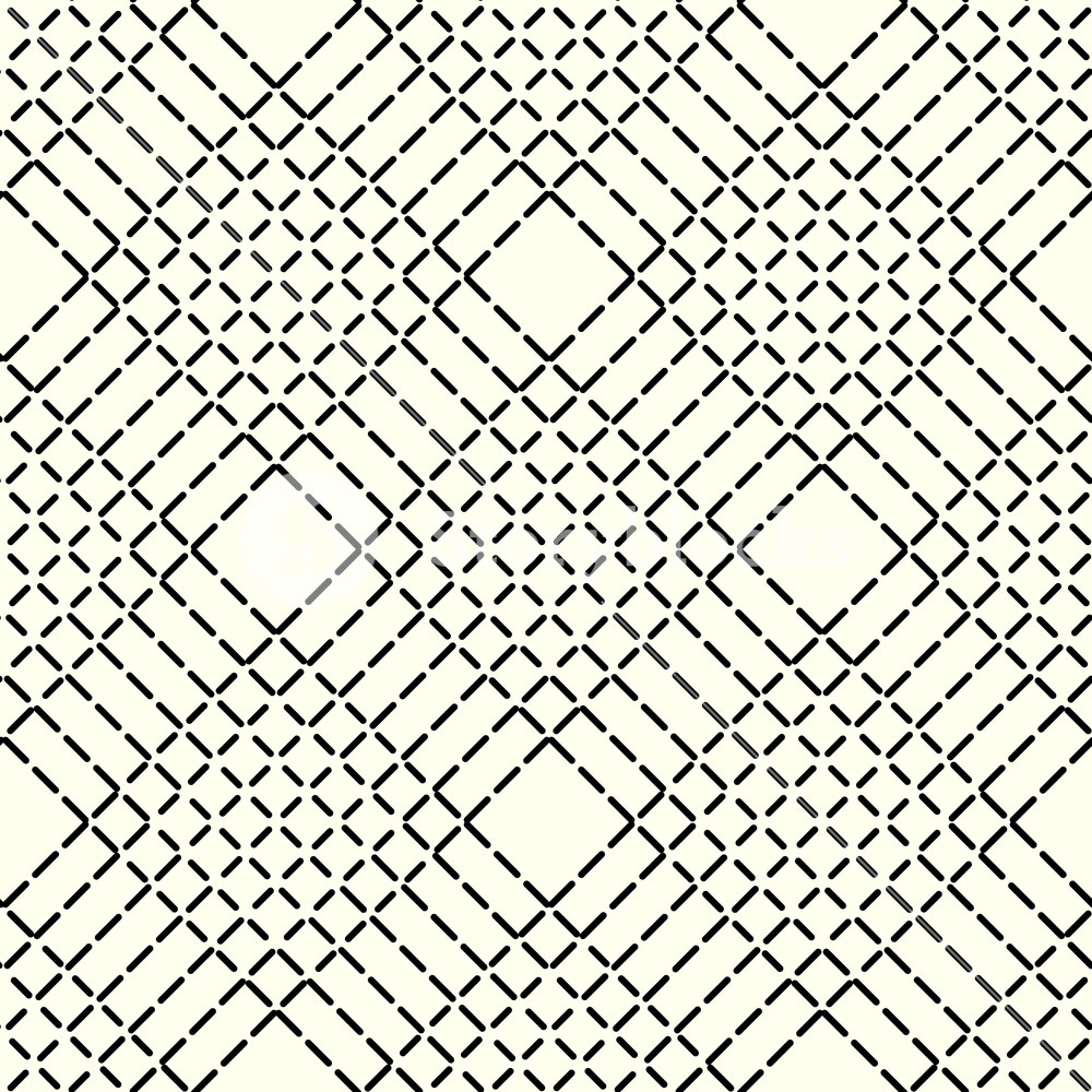 1000x1000 Abstract Geometric Pattern With Lines, Rhombuses A Seamless Vector
