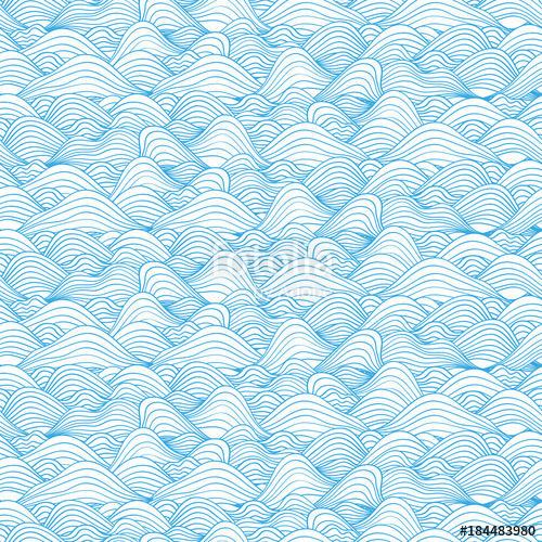 Seamless Blue Sea Wave Pattern Stock Image And Royalty Free 500x500 Seamless Blue Sea Wave Pattern Stock Image And Royalty Free