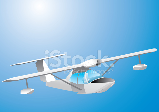 Seaplane Stock Vector 625x439 Seaplane Stock Vector