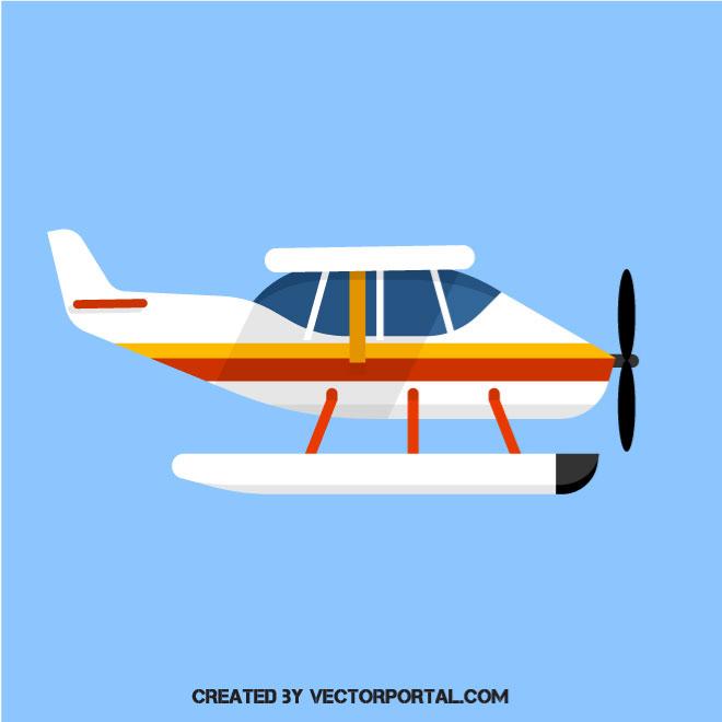 Seaplane Vector Image 660x660 Seaplane Vector Image