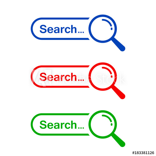 Search Bar Icon, Vector Element Design, Set Of Search Boxes Ui 500x500 Search Bar Icon, Vector Element Design, Set Of Search Boxes Ui