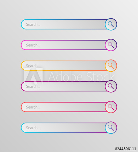 455x500 Search Bar Vector