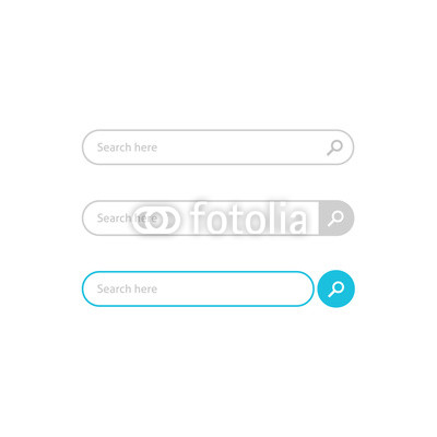 400x400 Search Bar Vector Element Design, Set Of Search Boxes Ui Template