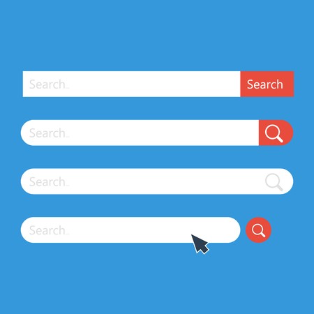 450x450 Search Bar Vector Template For Internet Searching Web Surfing