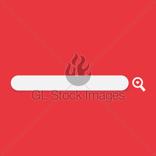 500x500 Search Bar Vector Element Design Love Concept Gl Stock Images
