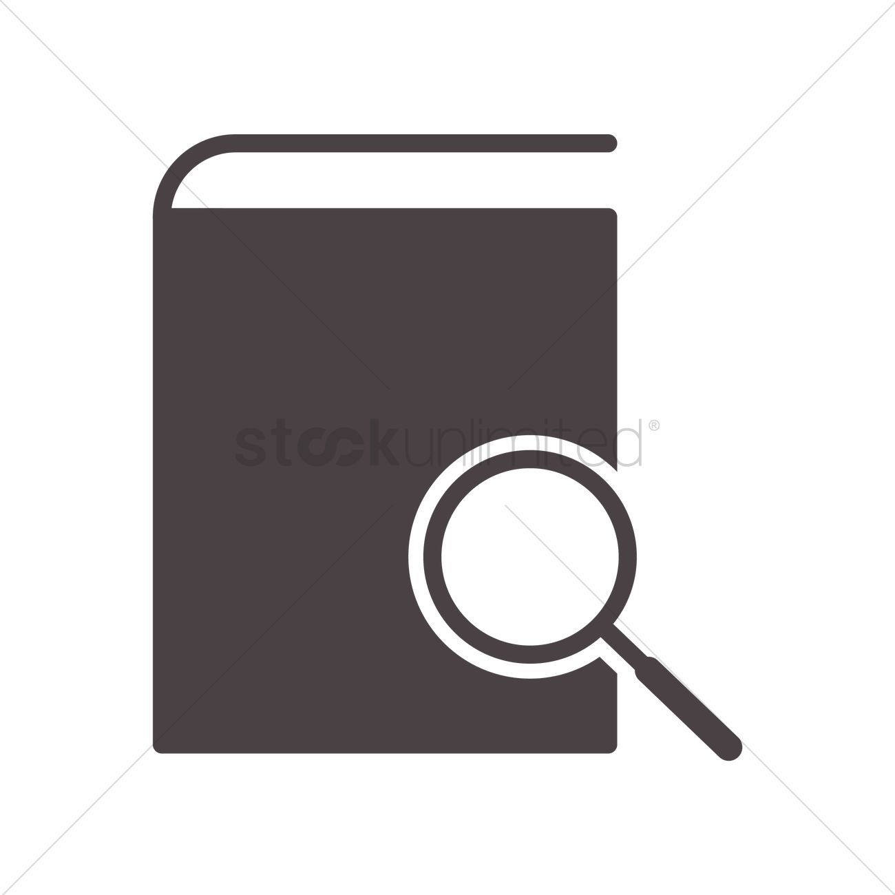 1300x1300 Book Search Icon Vector Image