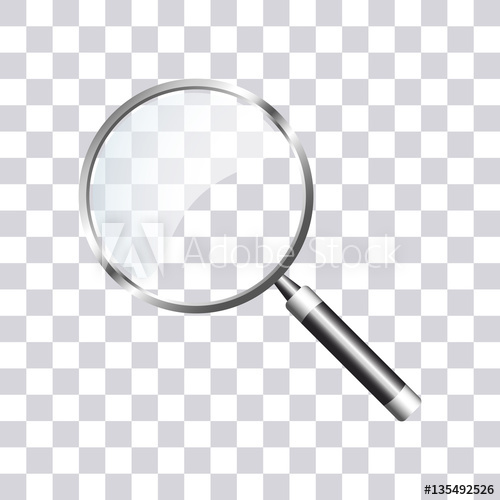 500x500 Search Icon On Transparent Background Magnifying Glass Icon Zoom