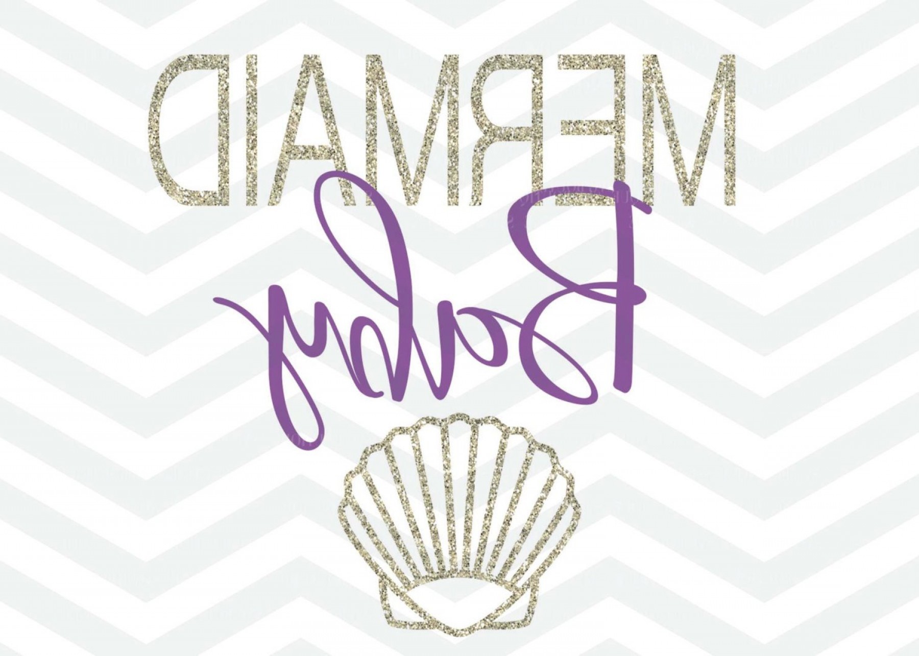 1800x1285 Mermaid Baby Mermaid Seashell Vector Cutting