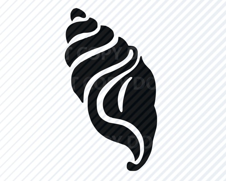 794x635 Seashell Clipart Clip Art Silhouette Vector Images Etsy