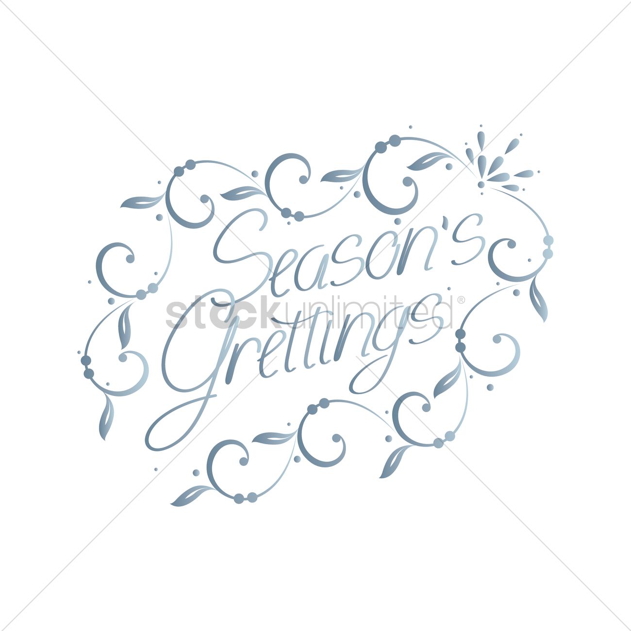1300x1300 Seasons Greetings Vector Image