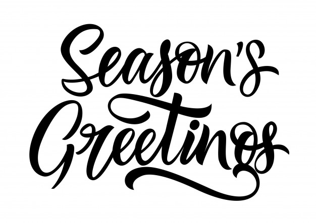 626x443 Seasons Greetings Lettering Vector Free Download