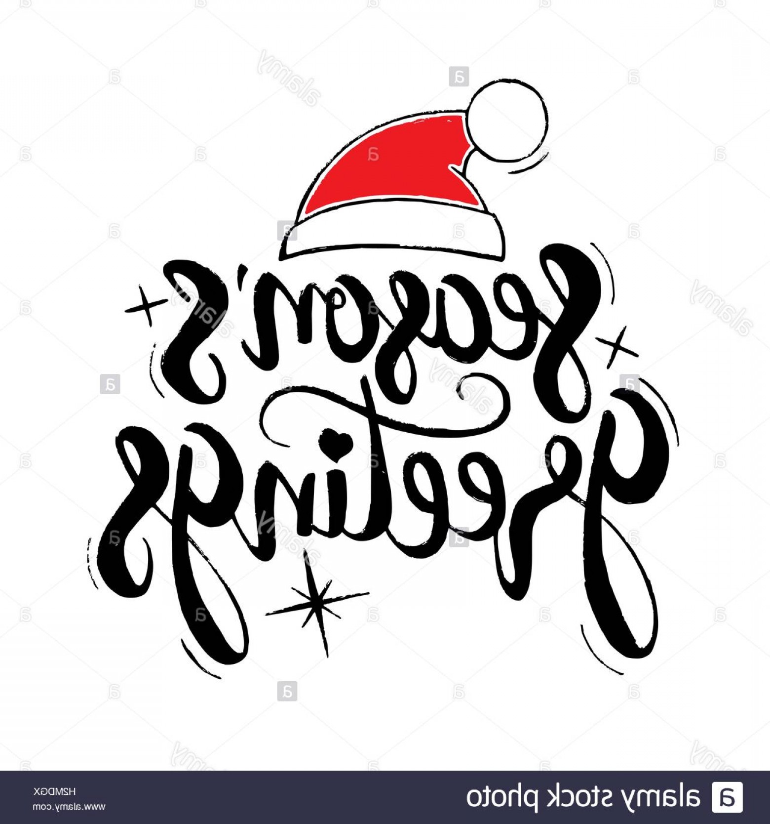 1560x1668 Stock Photo Seasons Greetings Lettering Modern Vector Hand Drawn