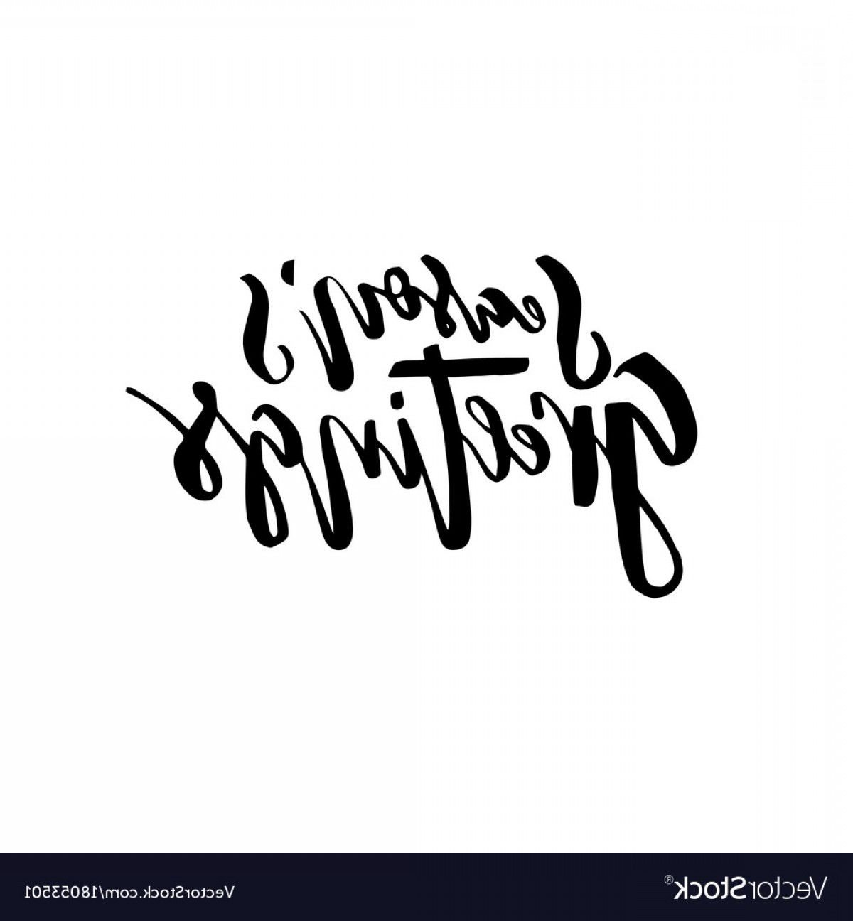 1200x1296 Merry Christmas Card Calligraphy Seasons Greetings Vector Soidergi