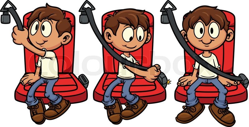 800x410 Cute Cartoon Kid Fastening His Stock Vector Colourbox