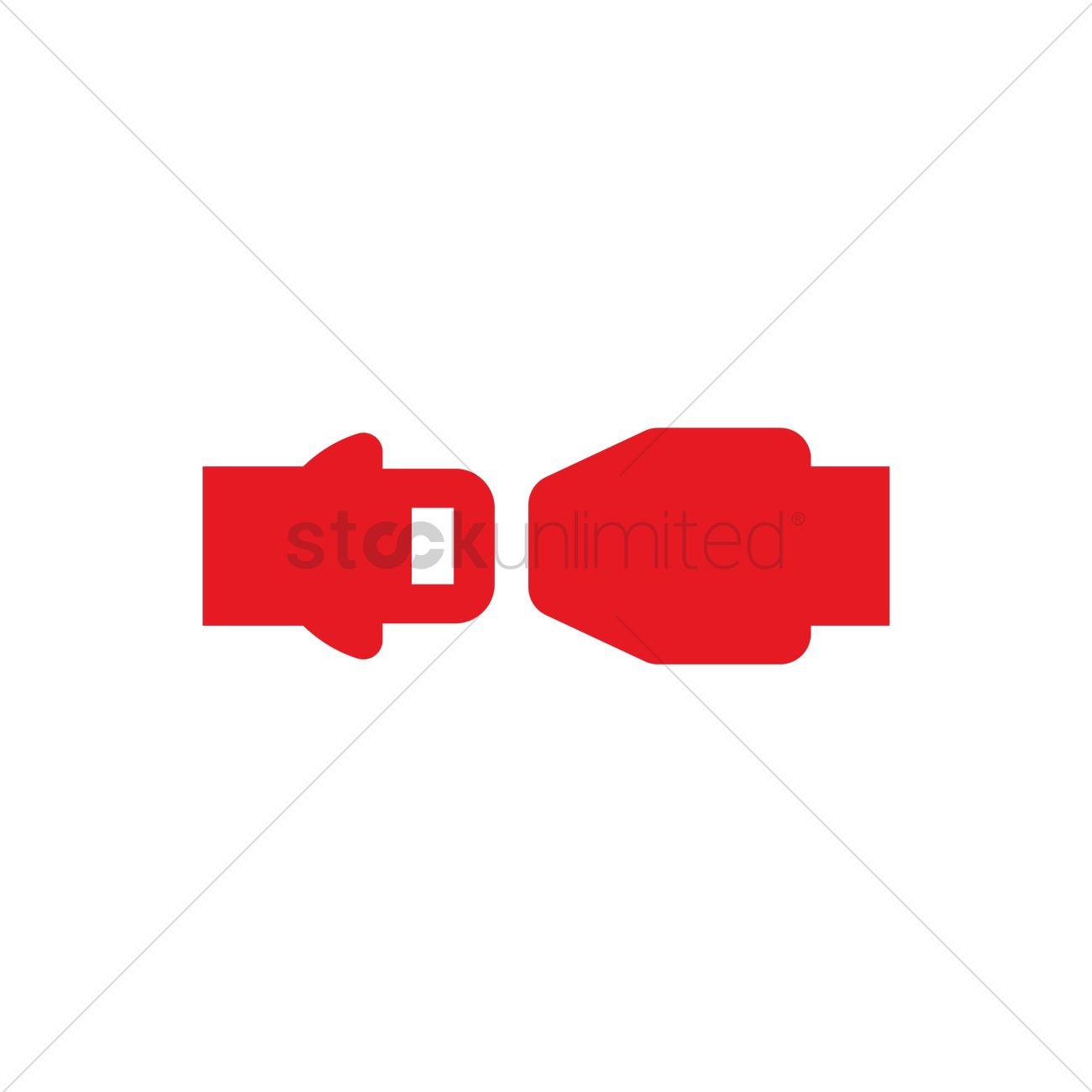 1300x1300 Airplane Seat Belt Vector Image