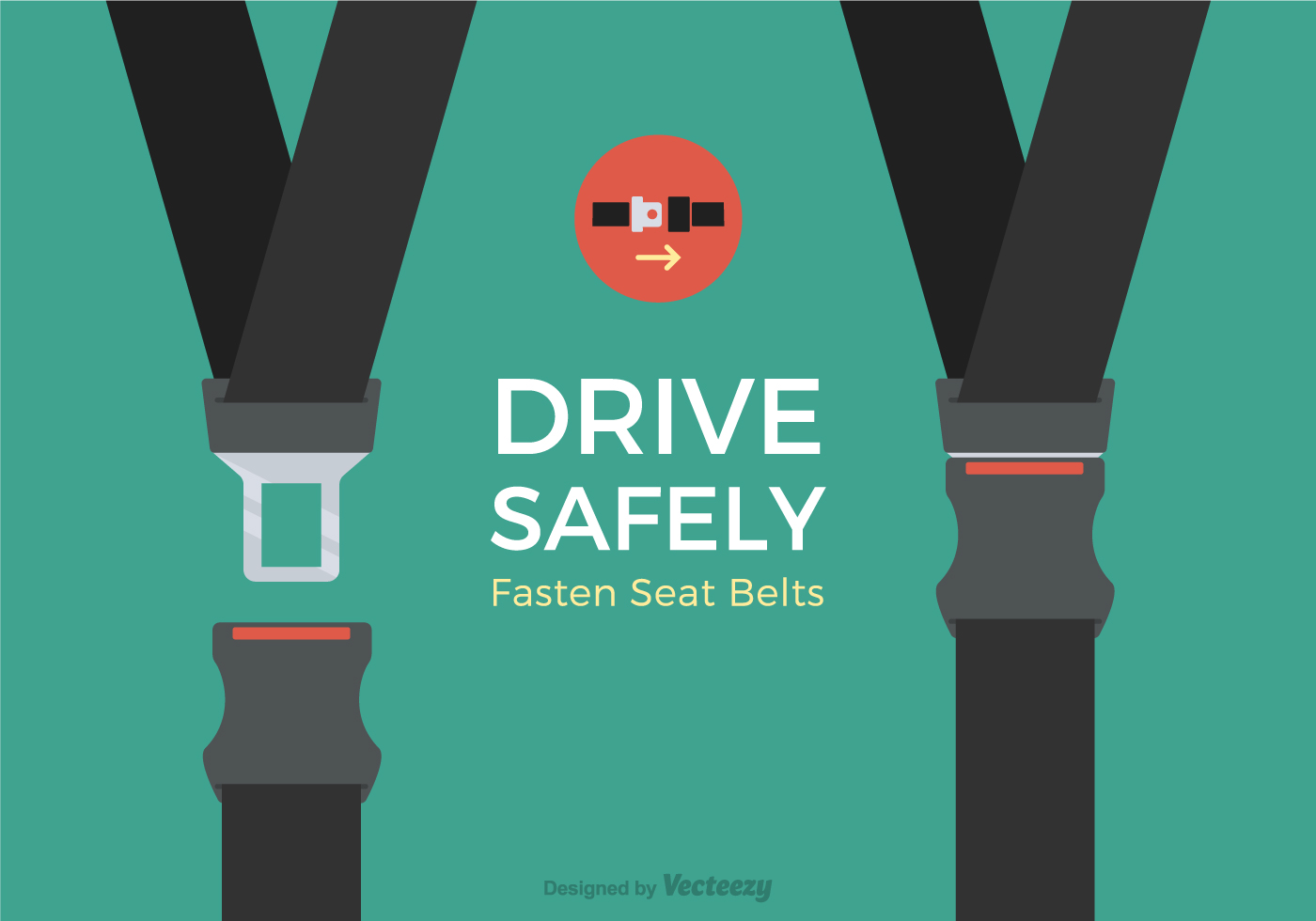 1400x980 Car Seat Belt Free Vector Art