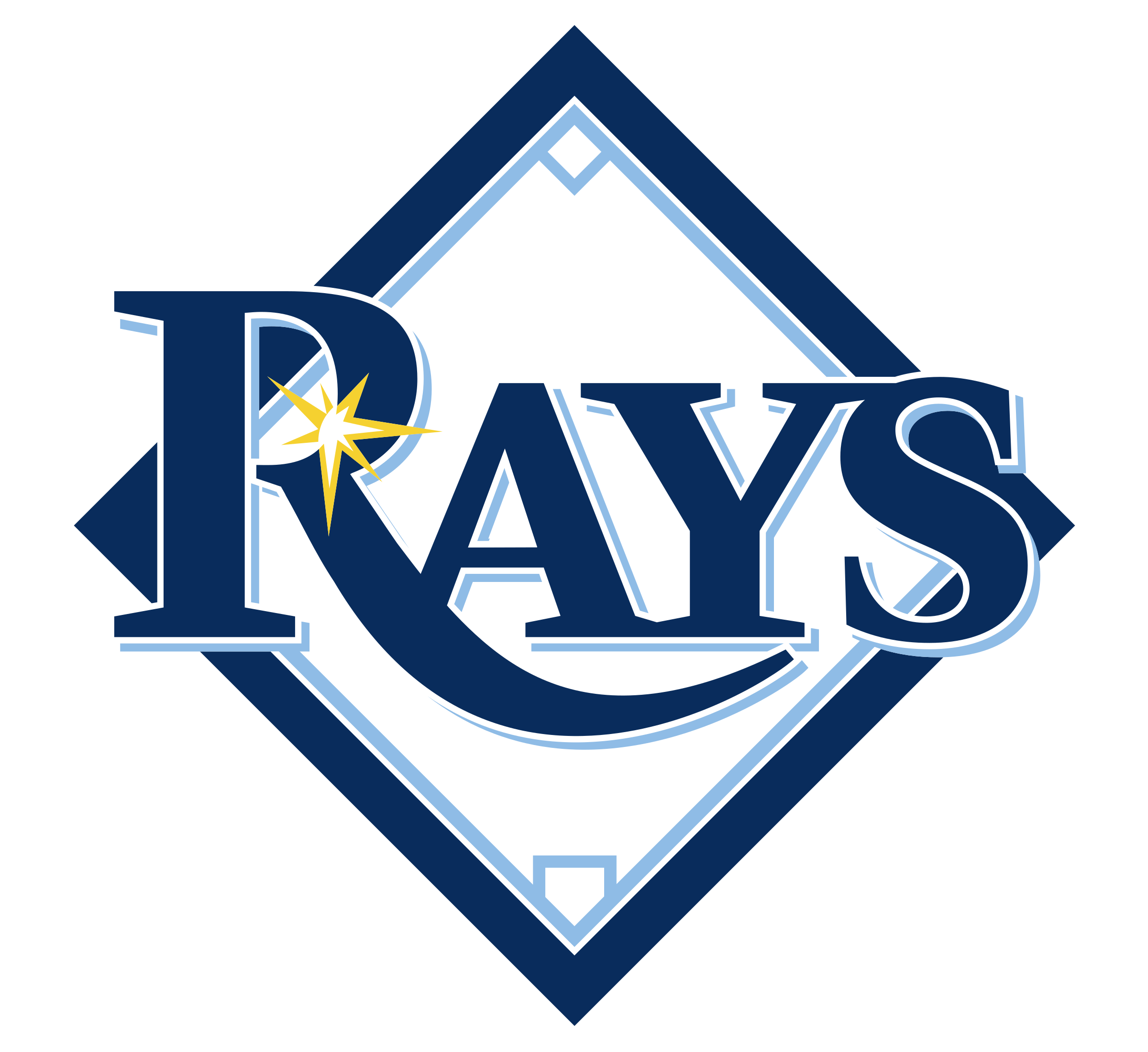 2400x2200 Tampa Bay Rays Logo Png Transparent Vector