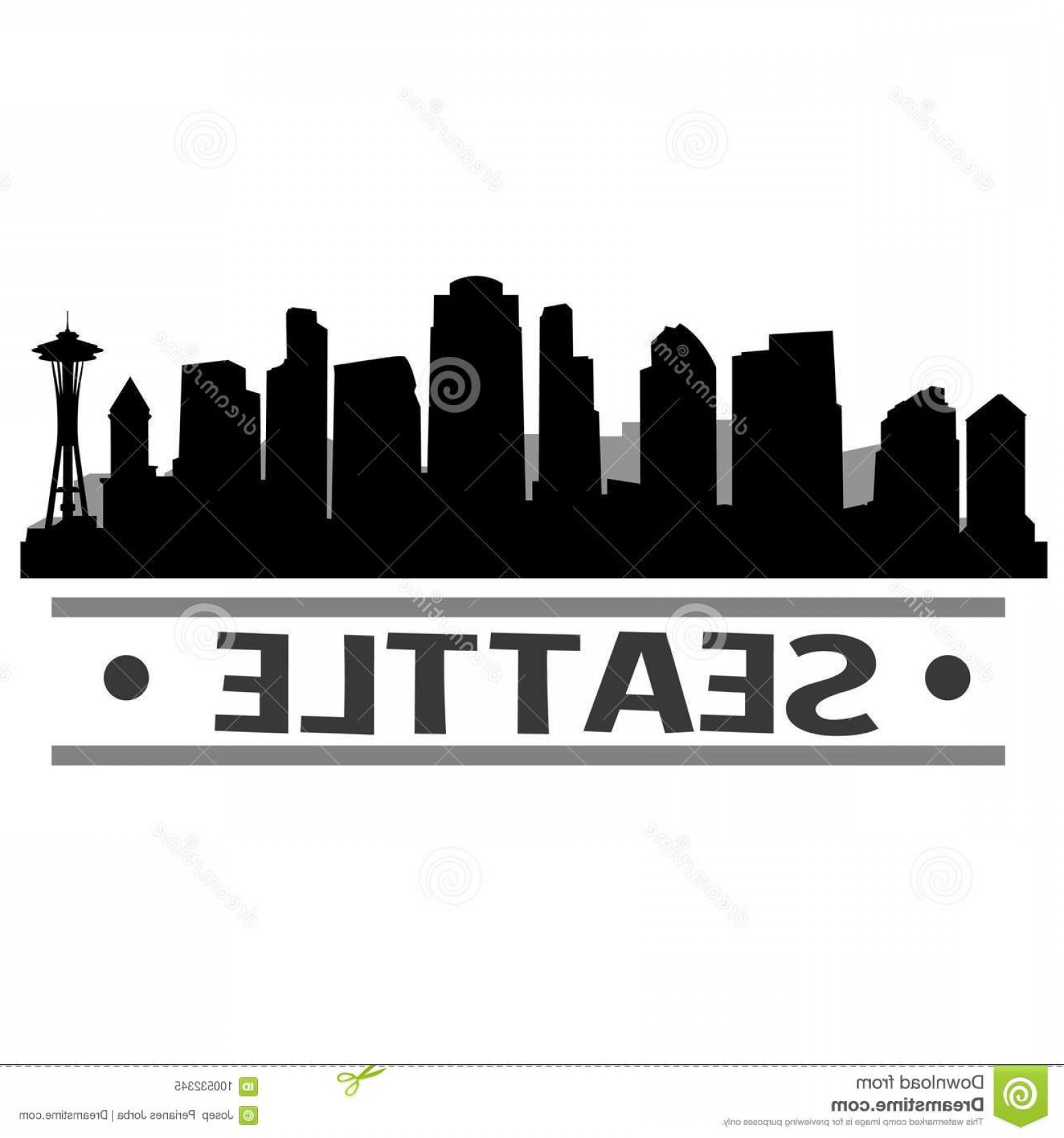 1560x1668 Seattle Skyline Silhouette Vector Savoyuptown