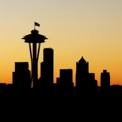 400x400 Seattle Skyline Silhouette Png
