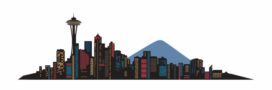Seattle Skyline Vector Png Download 920x306 Seattle Skyline Vector Png Download