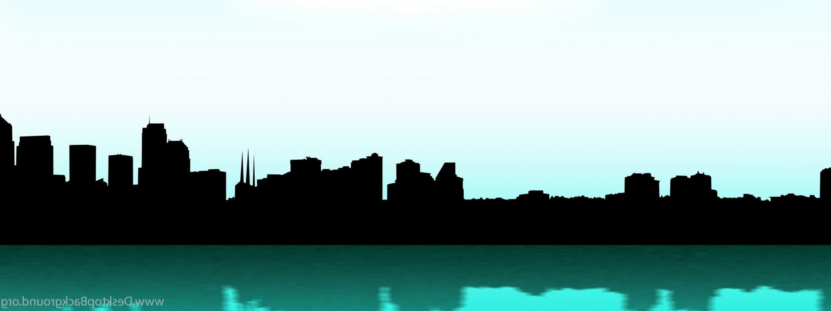 Seattle Skyline Water City Building Usa Washington Vector 2764x1036 Seattle Skyline Water City Building Usa Washington Vector