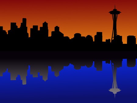 Seattle Skyline 450x338 Seattle Skyline