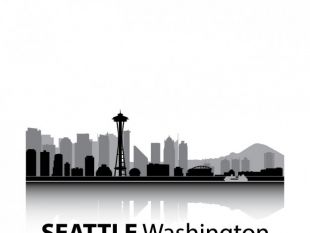 Colorful Seattle Skyline Free Vector Free Vectors Ui Download 310x233 Colorful Seattle Skyline Free Vector Free Vectors Ui Download