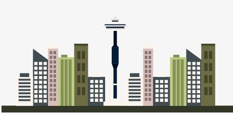 Download Free Png Vector Seattle Skyline, Building, Vector 461x225 Download Free Png Vector Seattle Skyline, Building, Vector