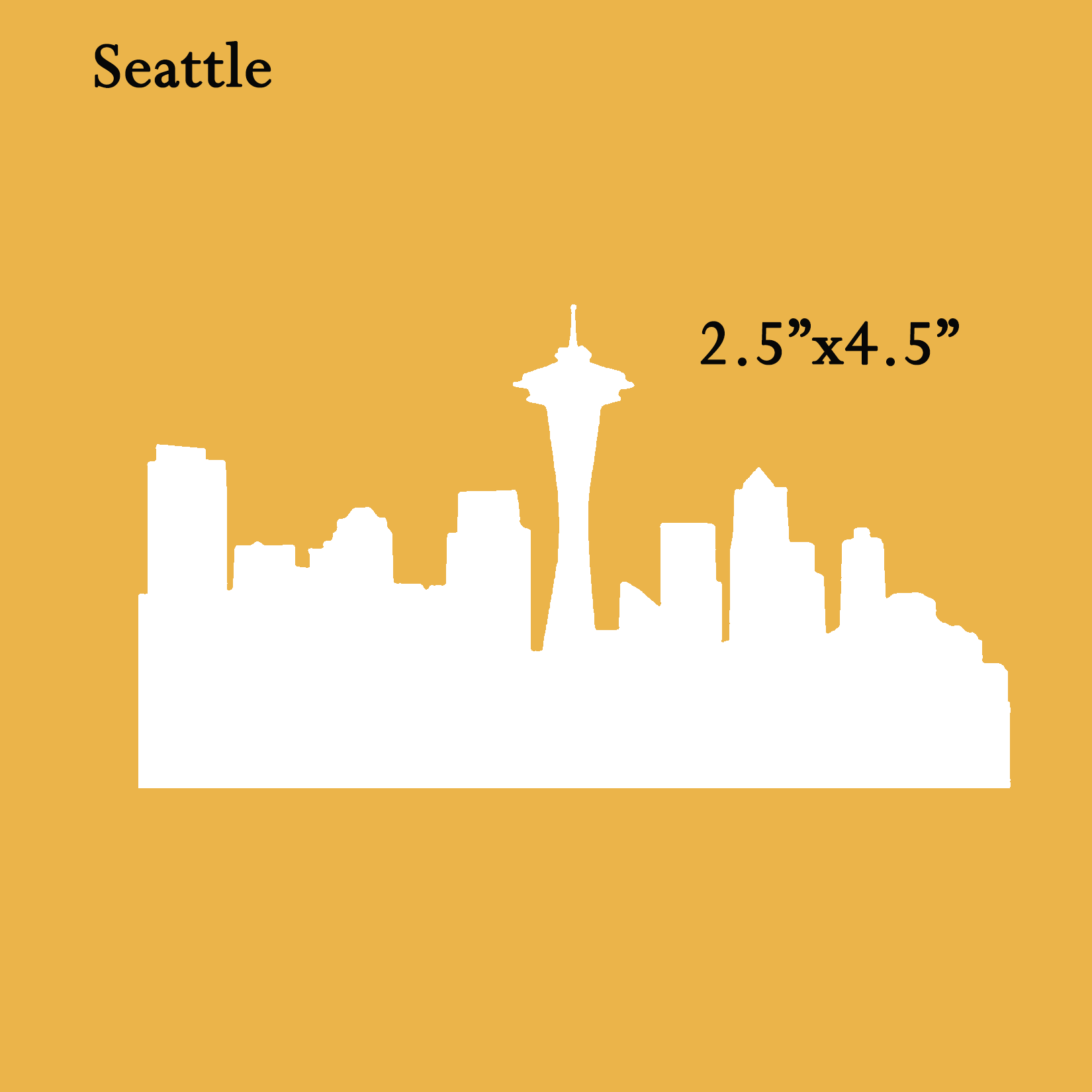 Hd Seattle Skyline Silhouette Vector Download 1650x1650 Hd Seattle Skyline Silhouette Vector Download