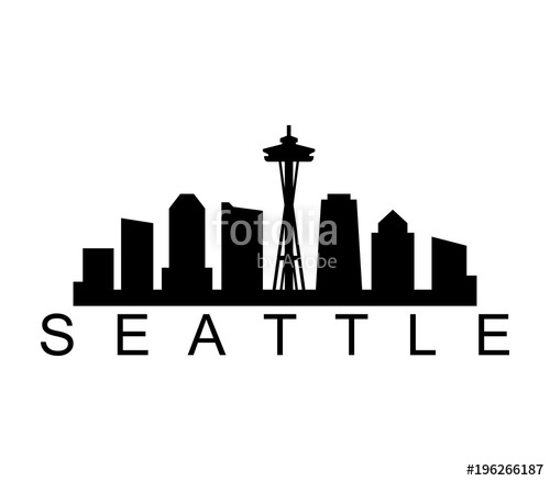 Seattle Skyline Stock Image And Royalty Free Vector 500x438 Seattle Skyline Stock Image And Royalty Free Vector