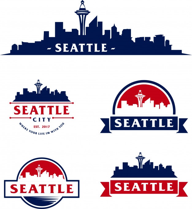 626x681 Seattle Skyline Vectors, Photos And Free Download