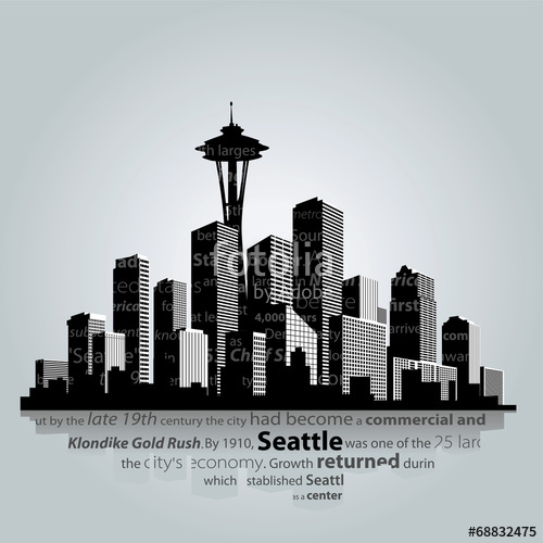 500x500 Seattle Stock Image And Royalty Free Vector