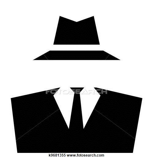 500x520 Secret Agent Clip Art And Stock Illustrations Secret Agent